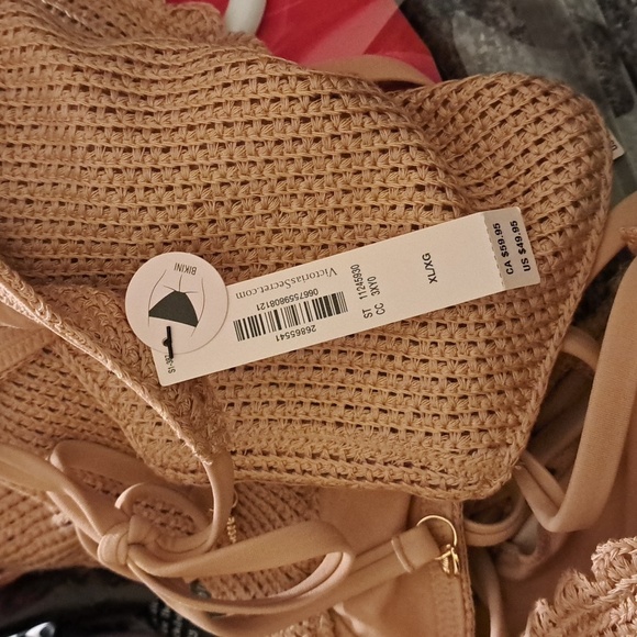 Victoria Secret NWTs Crochet String Bikini - Picture 6 of 6